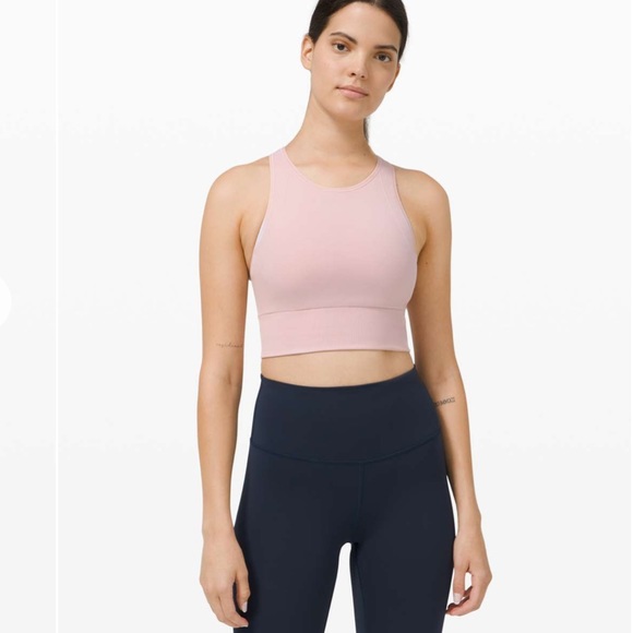 Lululemon Ebb to Train Bra Porcelain Pink - Picture 1 of 12